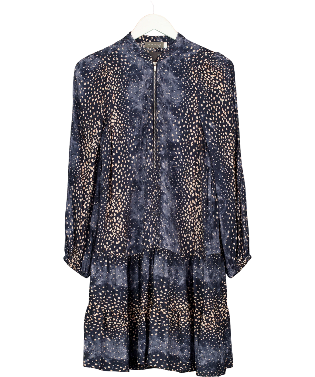 Mint Velvet navy Colour, size UK 10 — front