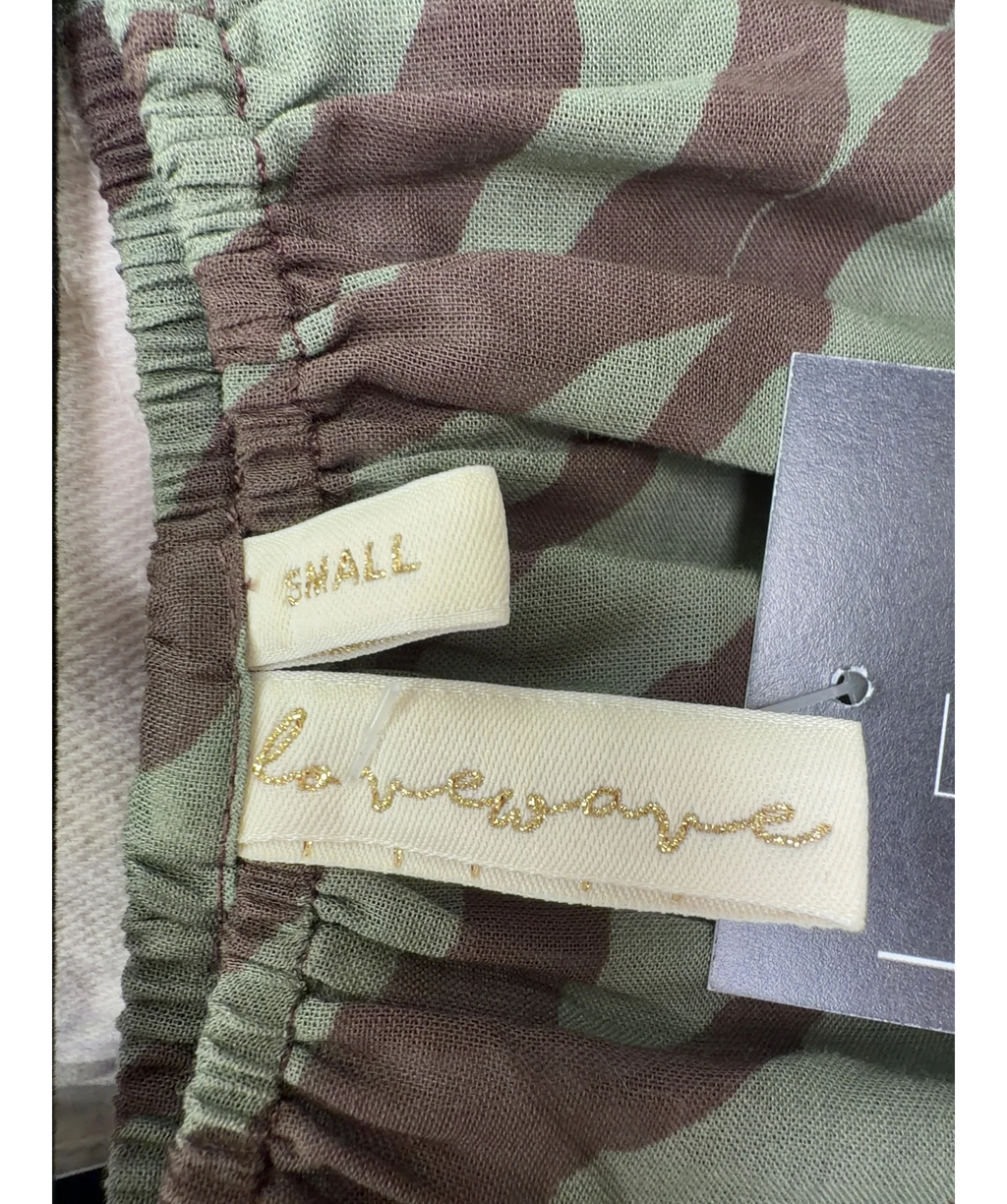 la weave Green Colour, size UK S — detail