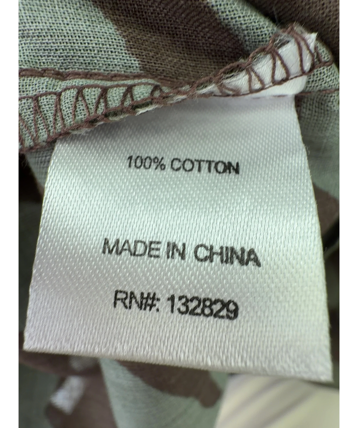 la weave Green Colour, size UK S — label
