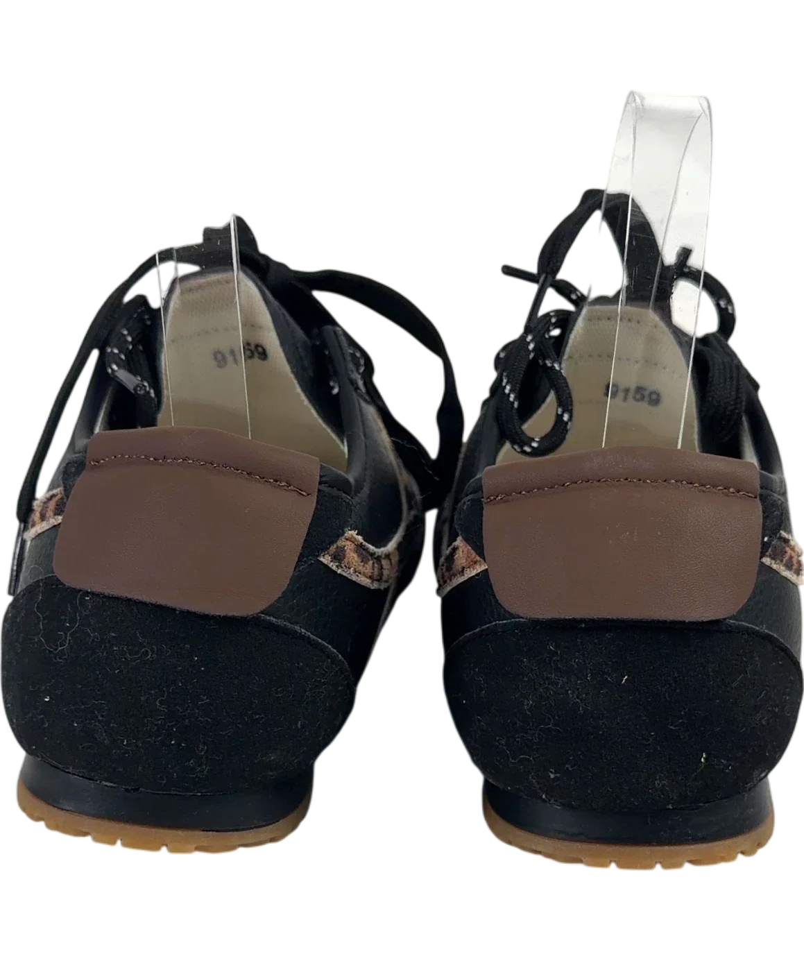 Amazon Black Retro, size UK 6 EU 39 👠 — back