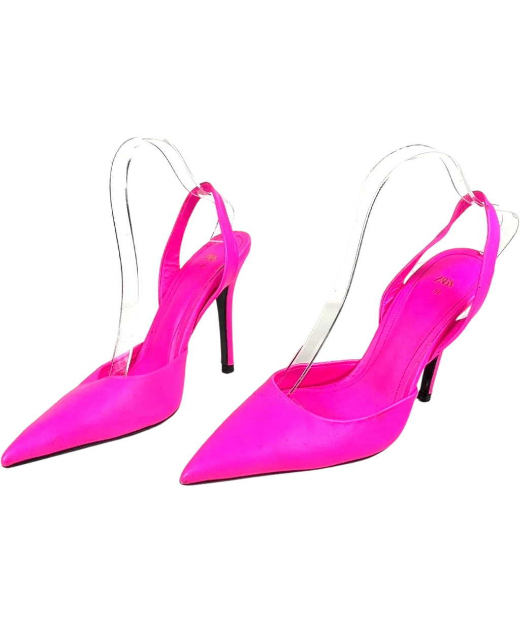 ZARA Pink Colour, size UK 6 EU 39 👠 — label