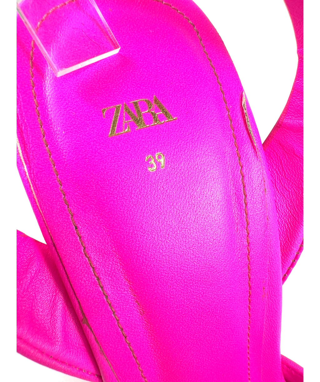 ZARA Pink Colour, size UK 6 EU 39 👠 — care label
