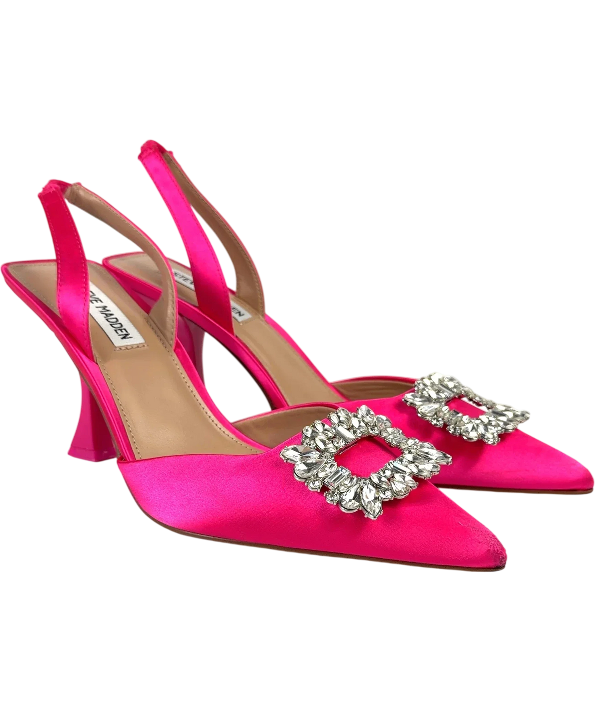 STEVE MADDEN Pink Neala Slingback Pump, size UK 6 EU 39 👠 — front