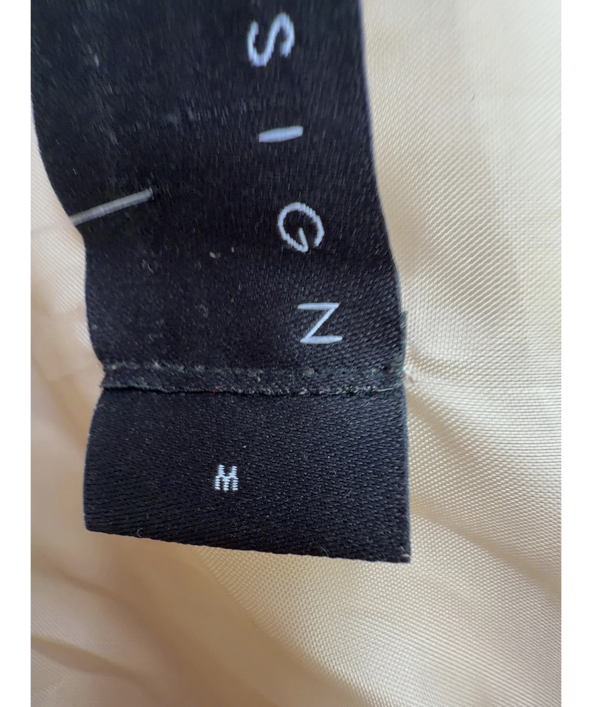 ASOS Beige Colour, size UK M — care label