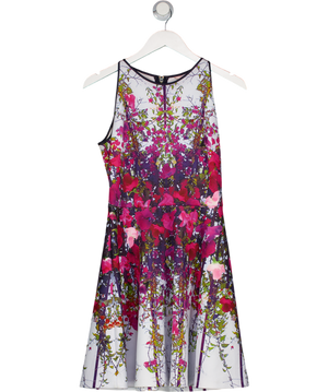 Ted Baker Multicoloured Bloomze Fit And Flare Floral Dress UK 10