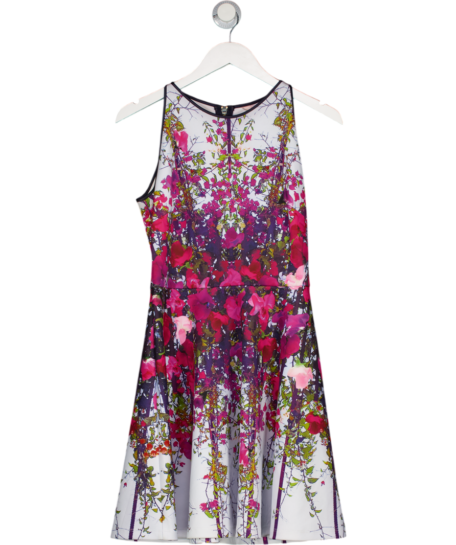 Ted Baker Multicoloured Bloomze Fit And Flare Floral Dress UK 10