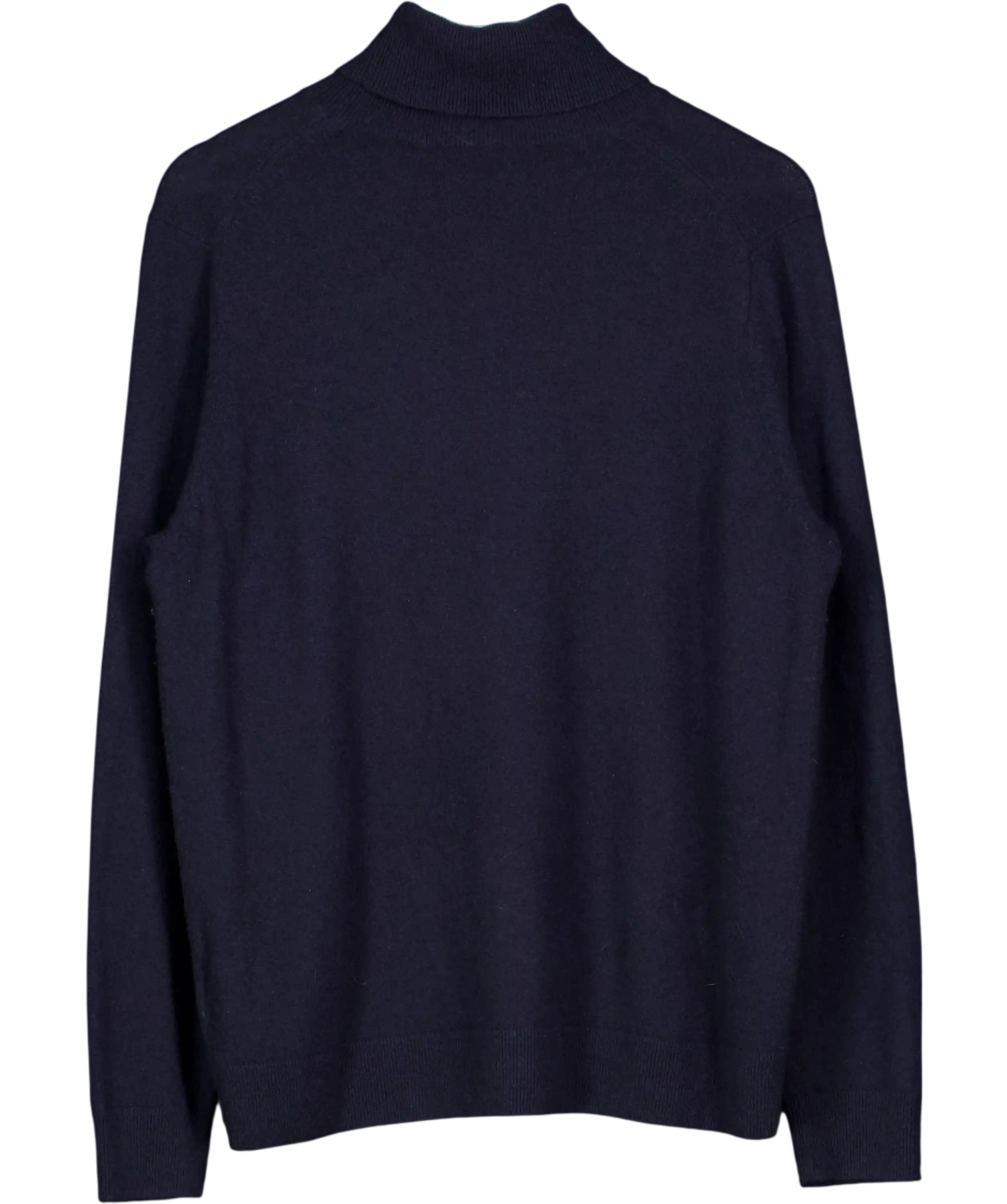 UNIQLO Navy Blue 100% Cashmere Turtleneck Jumper UK XXL