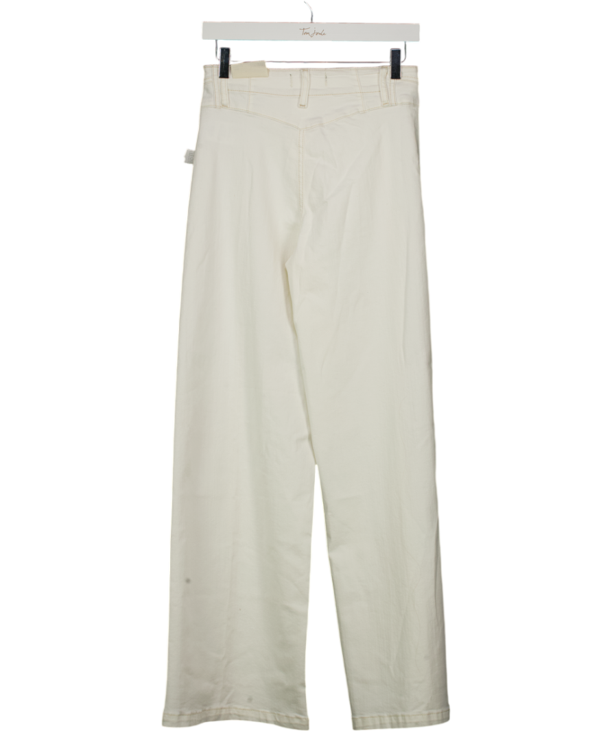 Free People White We The Free Libre Wide-leg Jeans W28