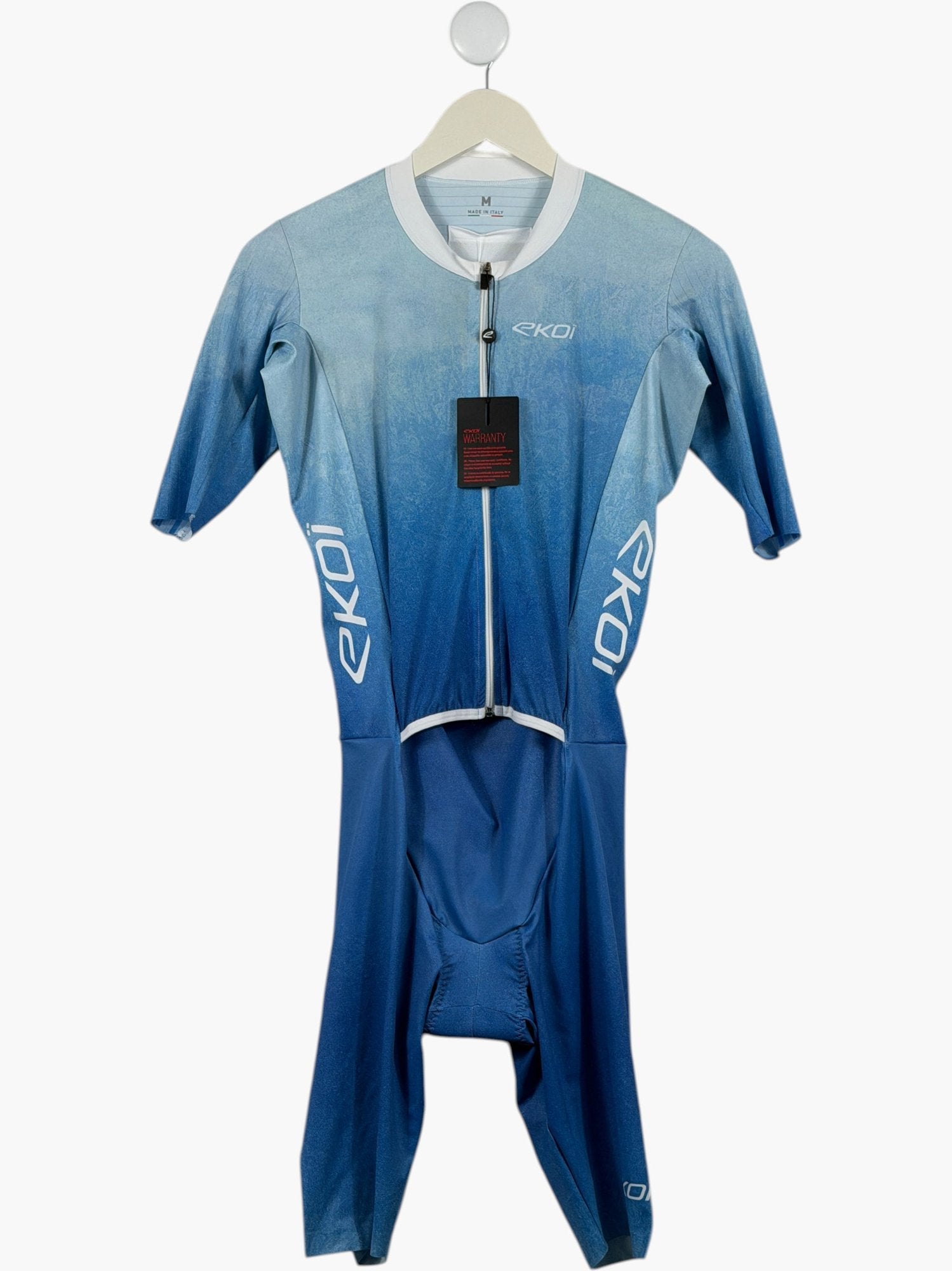 EKOI Blue Gradient Cycling Skinsuit UK M