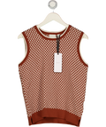 VARLEY Jenson Stitch Knit Tank - Maple Brown UK M