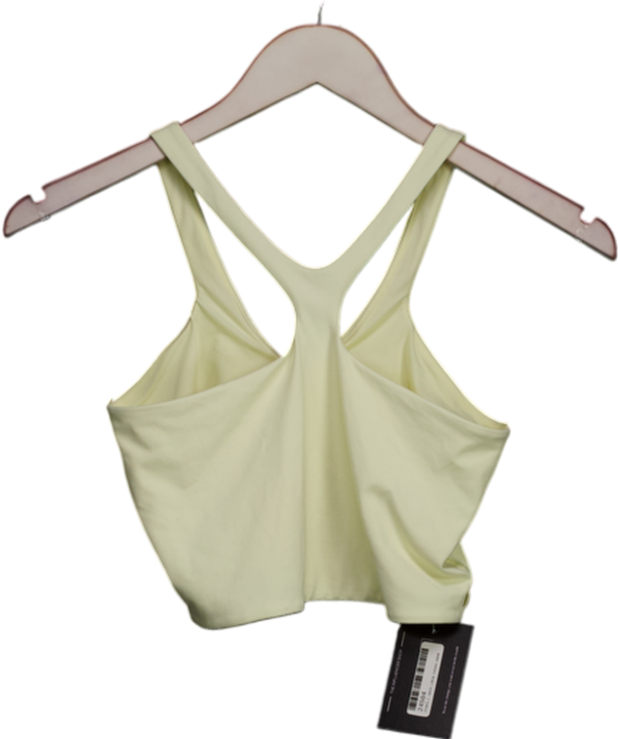 Lululemon Yellow Bend This V-neck Racer Bra UK S/M
