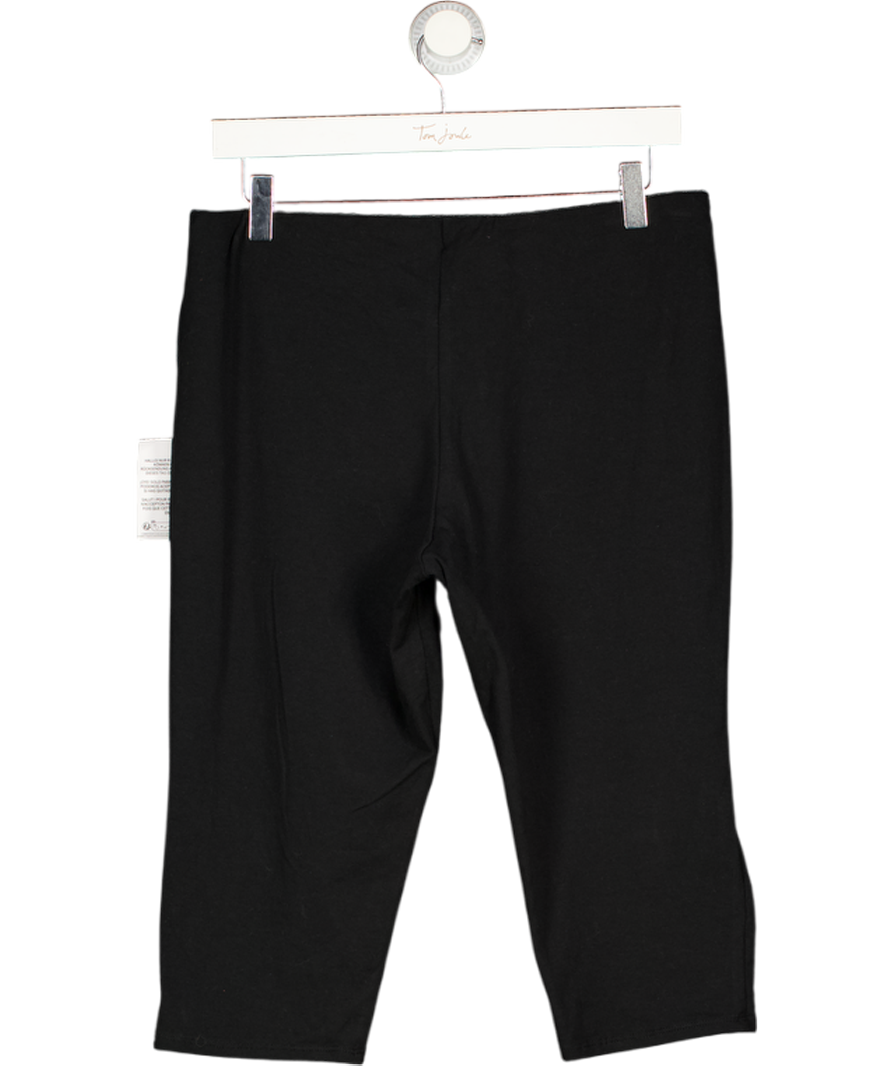 TOPSHOP Jersey Capri Leggings In Black UK M