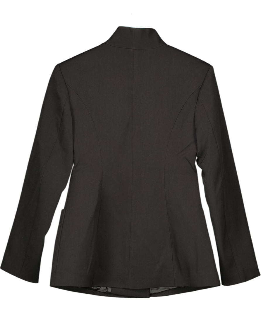 NA-KD Black Sculpted Blazer UK 8