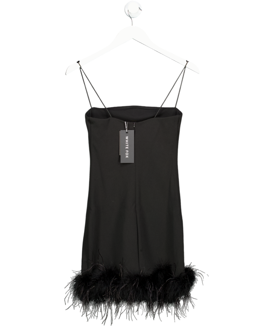 White Fox Black Petty Princess Mini Dress UK S