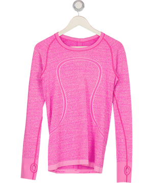 M&S Pink Long Sleeve Running Top UK M