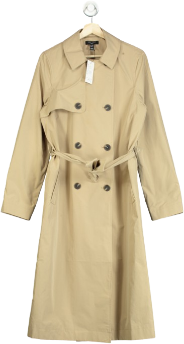 New Look Beige Belted Trench Coat UK 10