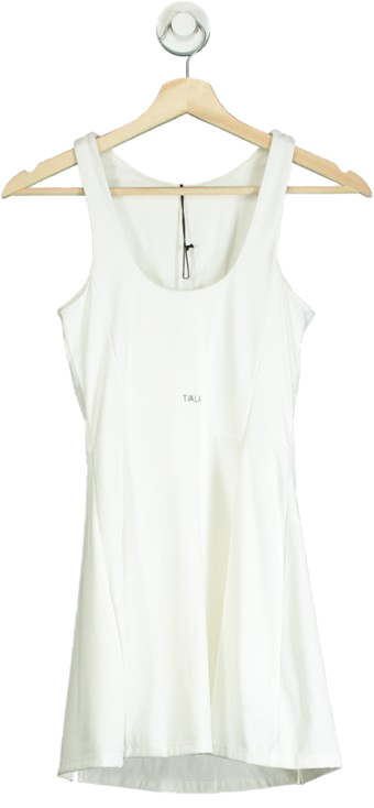 TALA White Skinluxe Built-in Support Side Split Active Dress UK S