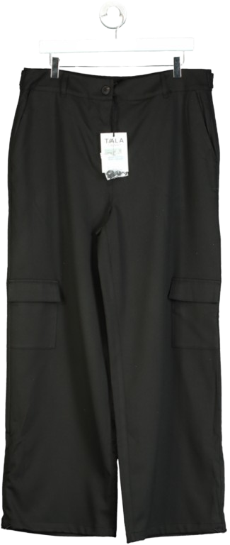 TALA Black Everyday Tailoring Adjustable Multiway Cargo Trousers UK XL