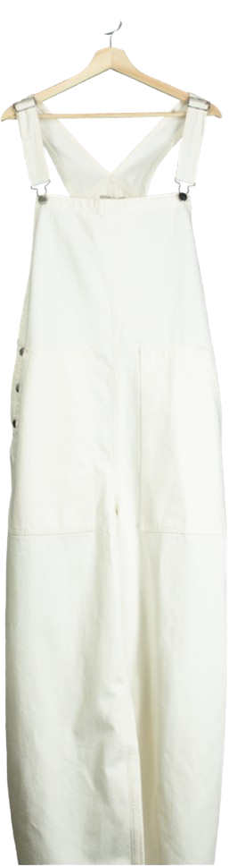 EVERLANE White The Gardener Overall UK XL