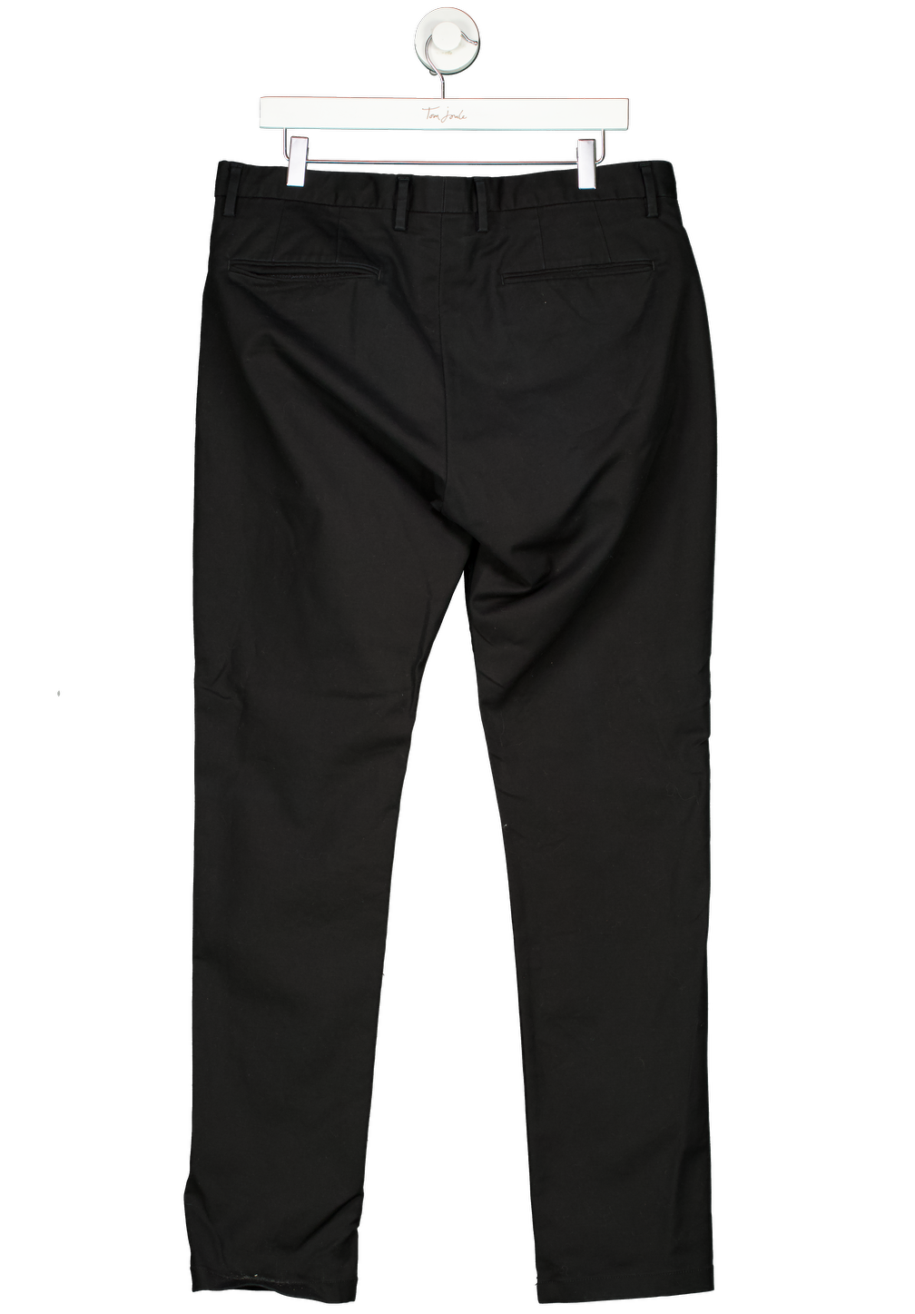 REISS Slim Fit Cotton Blend Chinos In Black W36