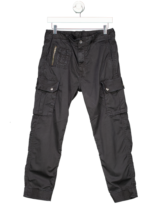 Diesel Black Cargo Track Pants W28