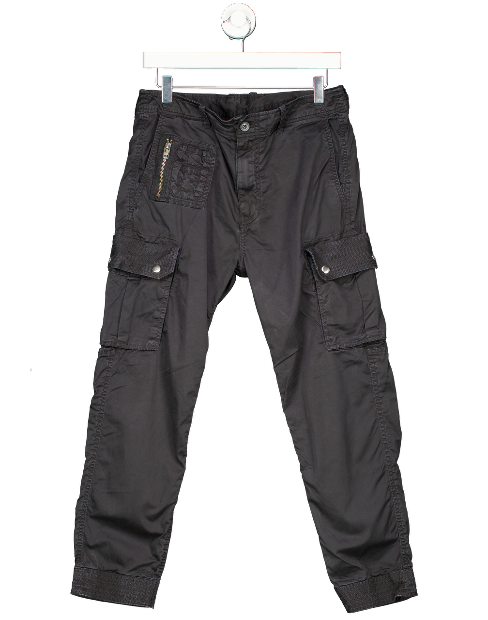 Diesel Black Cargo Track Trousers W28