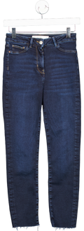 NEXT Dark Blue Contour Flex Sculpting Skinny Jeans UK S