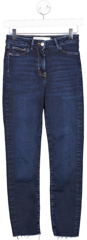 NEXT Dark Blue Contour Flex Sculpting Skinny Jeans UK S