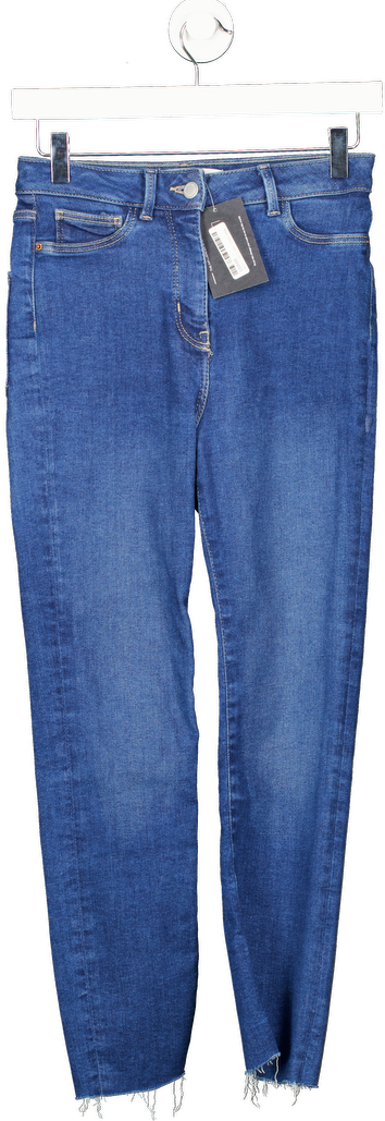 Next Mid Blue Contour Flex Sculpting Skinny Jeans UK S