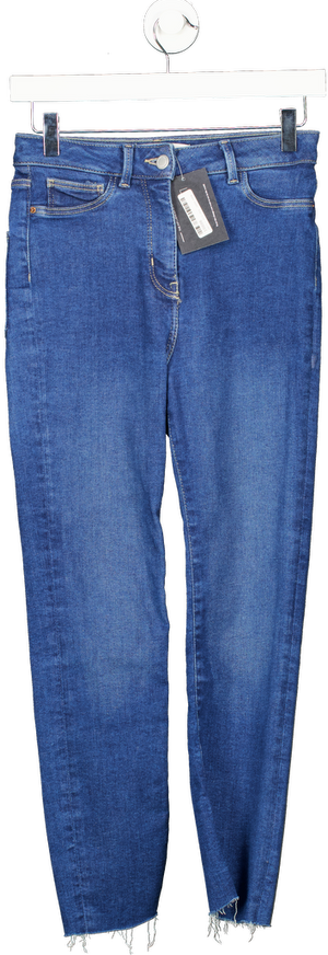 Next Mid Blue Contour Flex Sculpting Skinny Jeans UK S