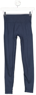 T/ALA Blue Sculpt Seamless Scrunch Legging UK S
