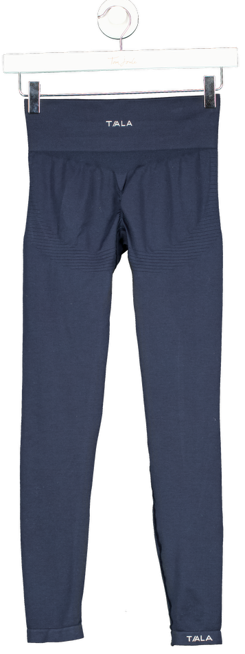 T/ALA Blue Sculpt Seamless Scrunch Legging UK S