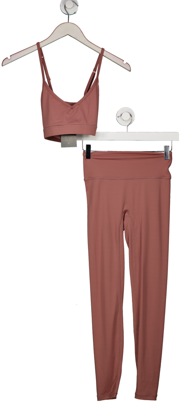 Another Version Nude Second Skin Leggings And Basic Bra Set UK S/M