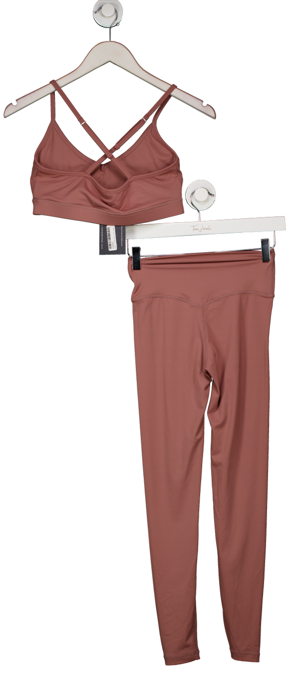 Another Version Nude Second Skin Leggings And Basic Bra Set UK S/M