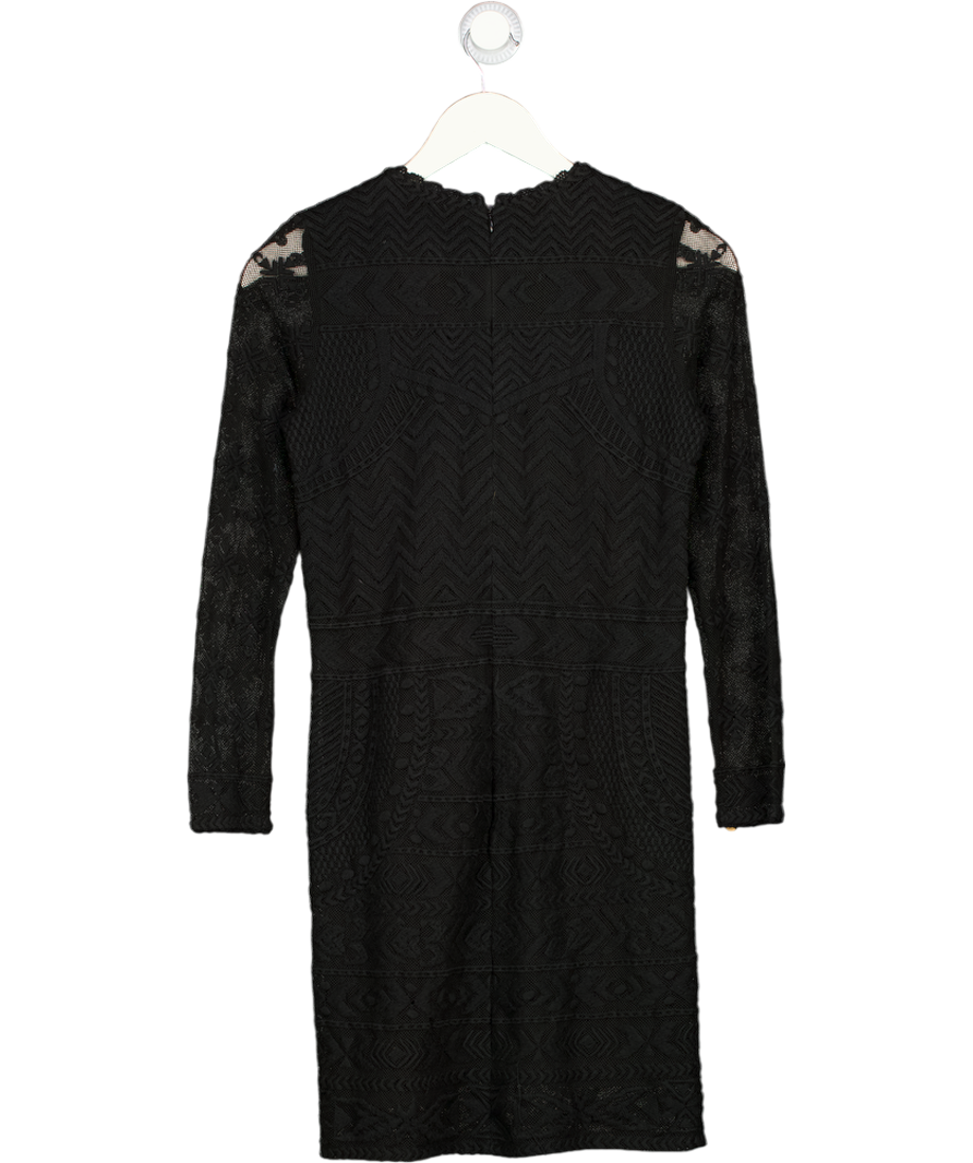 Isabel Marant X H&m Collaboration Black Lace Dress Us8 UK 12