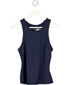 SWEATY BETTY Navy Blue Racer Back Vest Top UK S