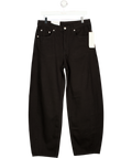ARKET Black Bloom Barrel Leg Jeans W30