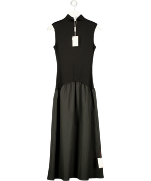 PRETTY LAVISH Black Naia Drop Waist Sleeveless Midaxi Dress UK 6