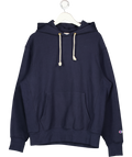 Champion Blue Heavyweight Fleece Hoodie Reverse Weave UK M