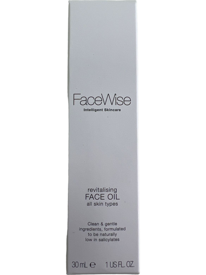 FaceWise White Revitalising Face Oil for All Skin Types BNWT 30ml