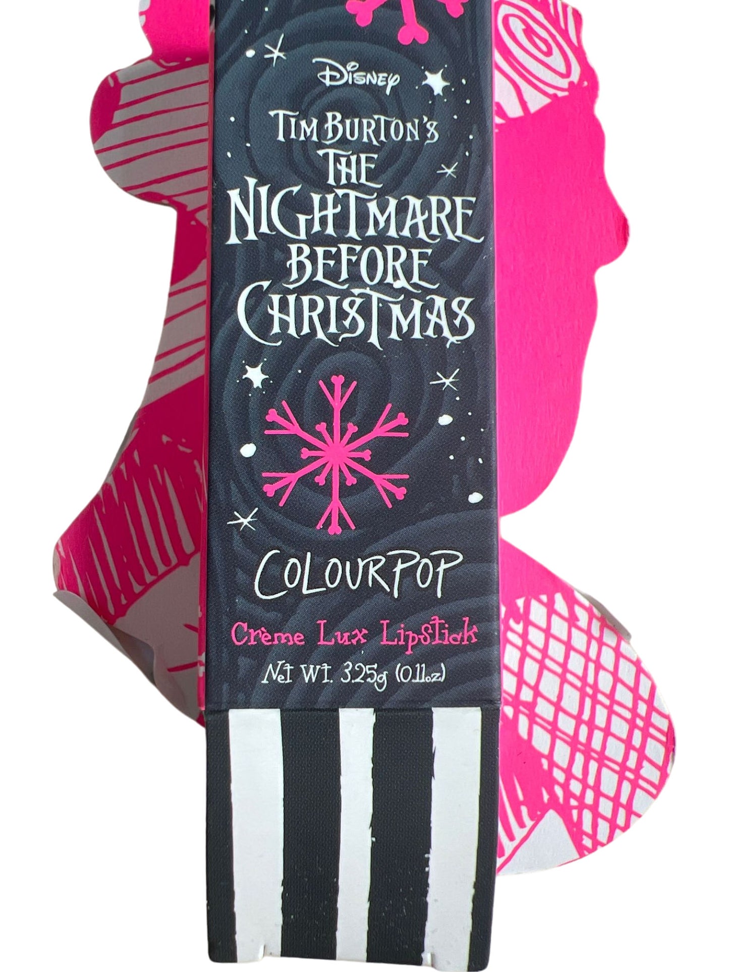 ColourPop Creme Lux Lipstick Nightmare Before Christmas Pink