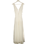 Mirror Palais Cream Maxi Dress UK M