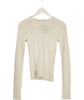 HENNE Cream 100% Merino Wool Fine Knit Sweater UK 8