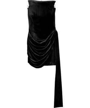 Nadine Merabi Black Talia Mini Dress UK 8