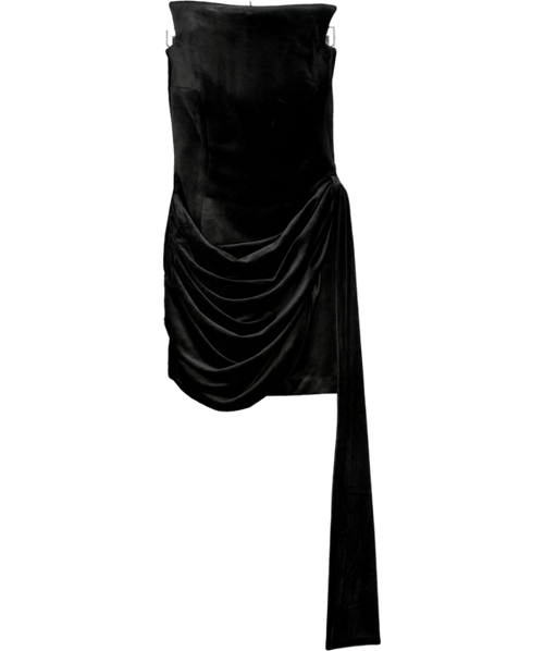 Nadine Merabi Black Talia Mini Dress UK 8