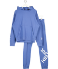 KENZO 2=piece Blue Logo Hoodie And Joggers Set UK XS/S