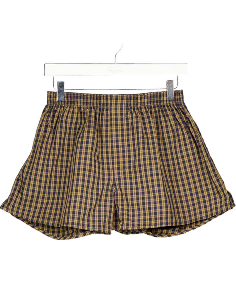 H&M Yellow Woven Boxer Shorts UK M