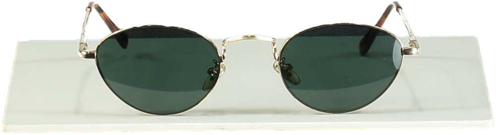 Shevoke COCO Metallic Round Thin Frame Sunglasses