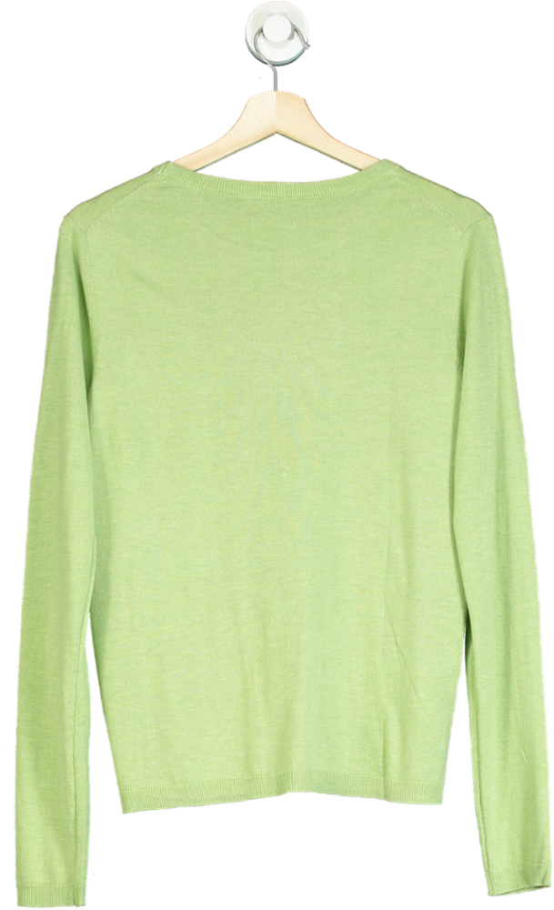 MANGO Green Knit Sweater Top UK M