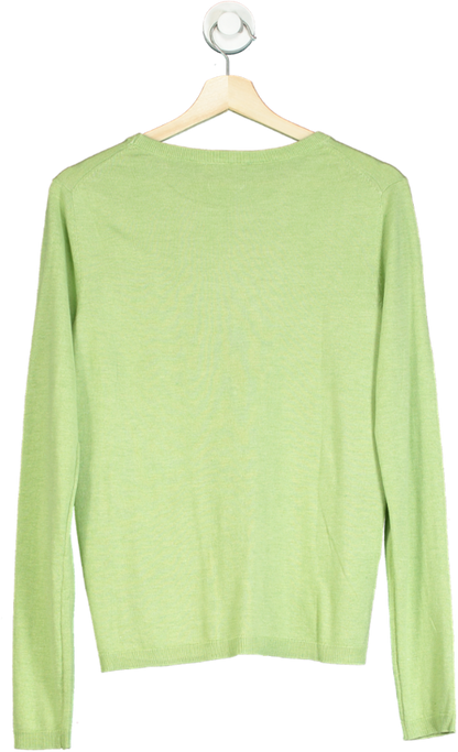 MANGO Green Knit Sweater Top UK M